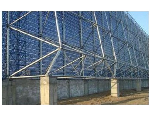 博尔塔拉蒙古自治州环保扫风墙网架工程